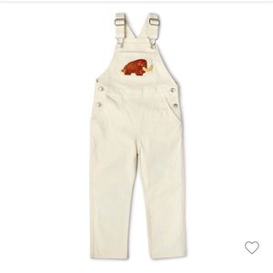 Toddler Woolly Mammoth Embroidered Overall  - Christian Robinson